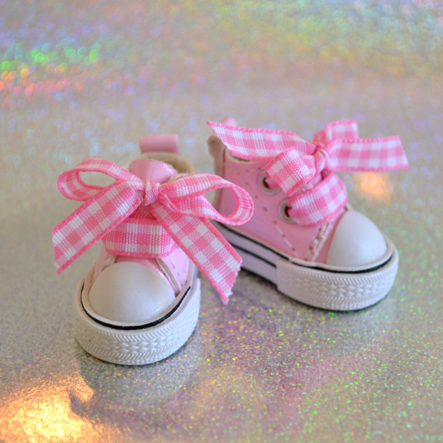 Lalaloopsy Shoes - Cotton Candy Pink Custom Sneakers for Lala Loopsy Doll