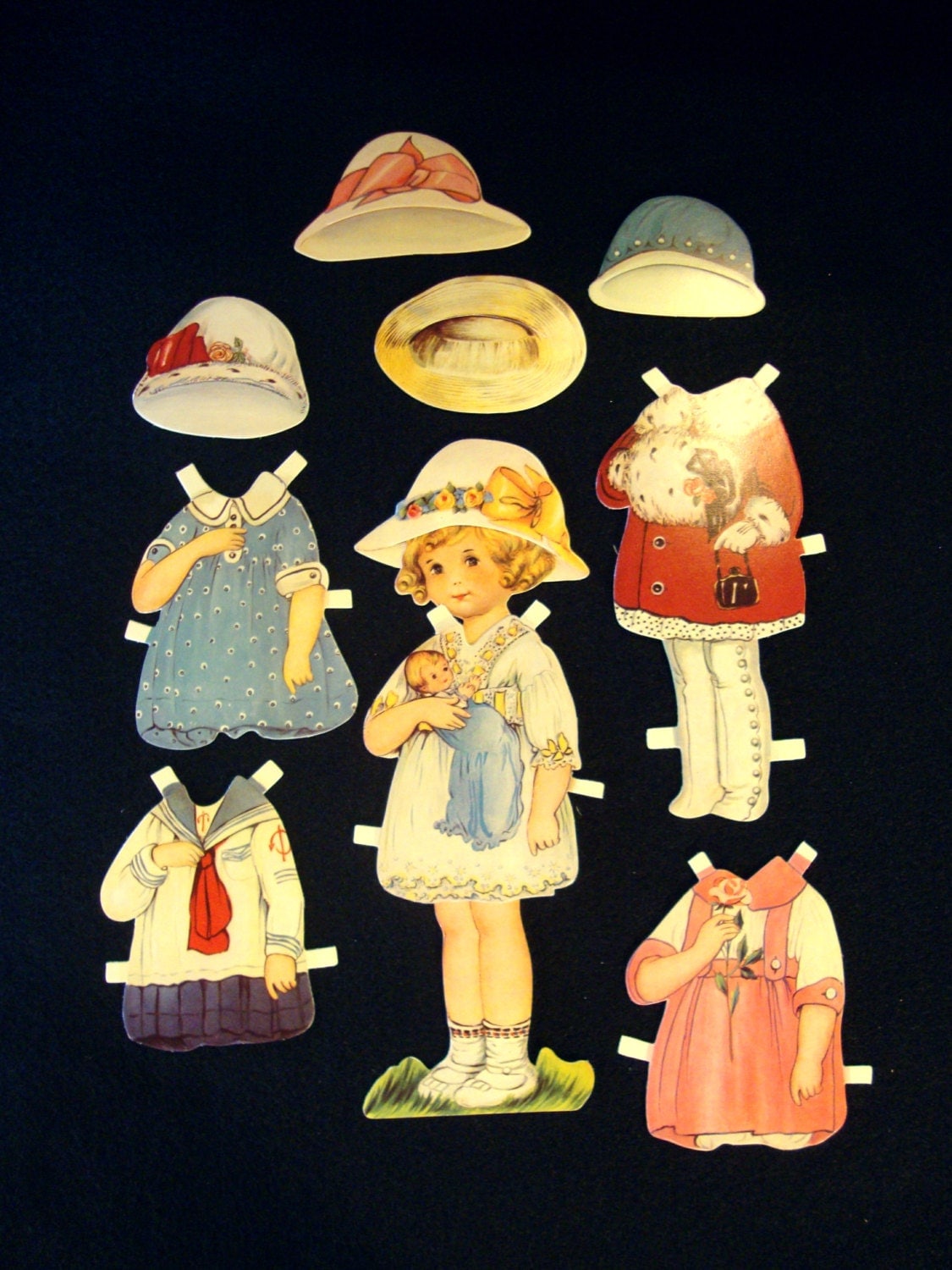 Old fashioned paper dolls 16 Old fashioned paper dolls 79