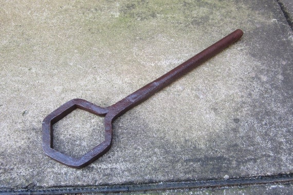 Huge Antique Fire Hydrant Wrench Hand Made by