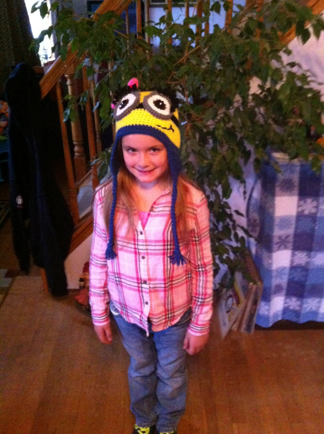 Despicable Me Inspired Hat All Ages and by dcoycrochetsforyou