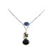 Onyx Necklace WhiteTopaz Citrine van Gogh Gift for Her