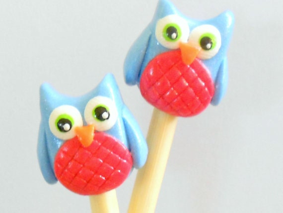Owl Knitting Needles