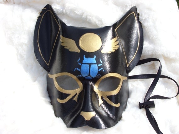Egyptian Cat Mask by SquirrelCrkCreations on Etsy