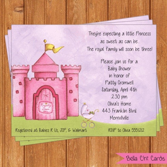 Baby Shower Invitations-BSI250DIY 5.5 X 4.25 Editable Printable ...