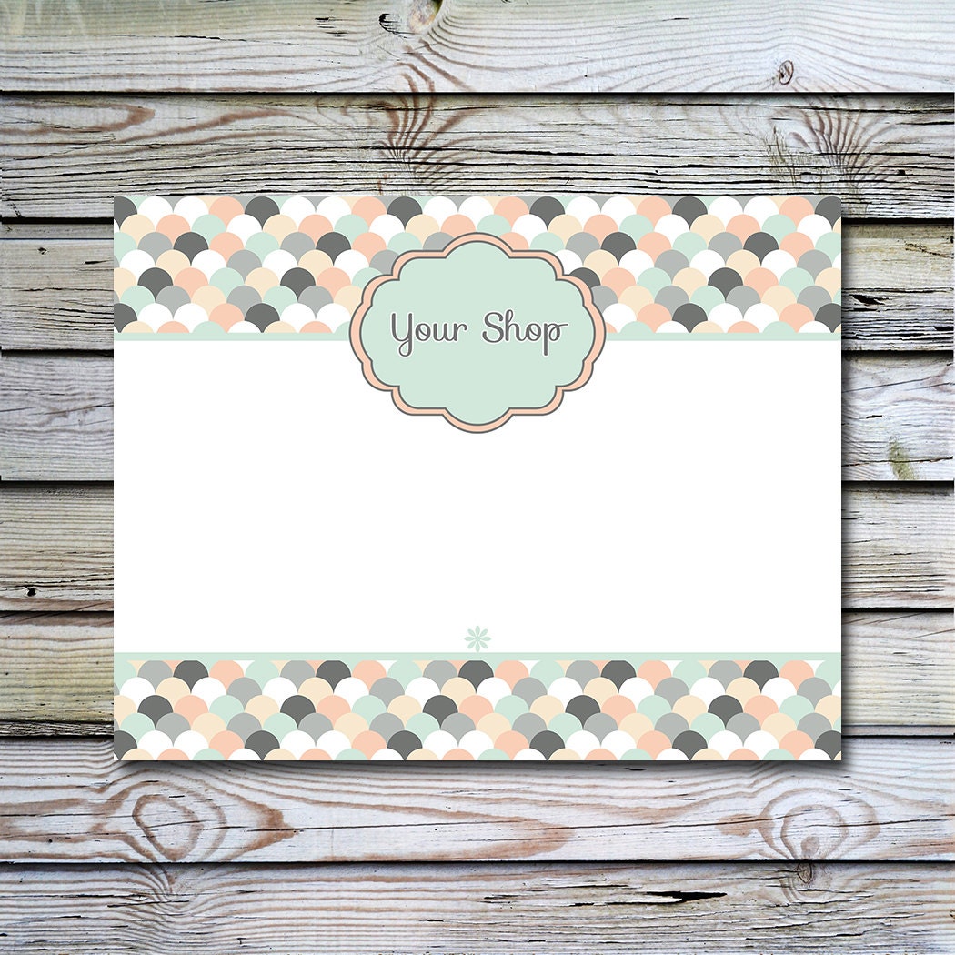 Headband Card Bow Card Display Card design by PolkaDotSquareDesign