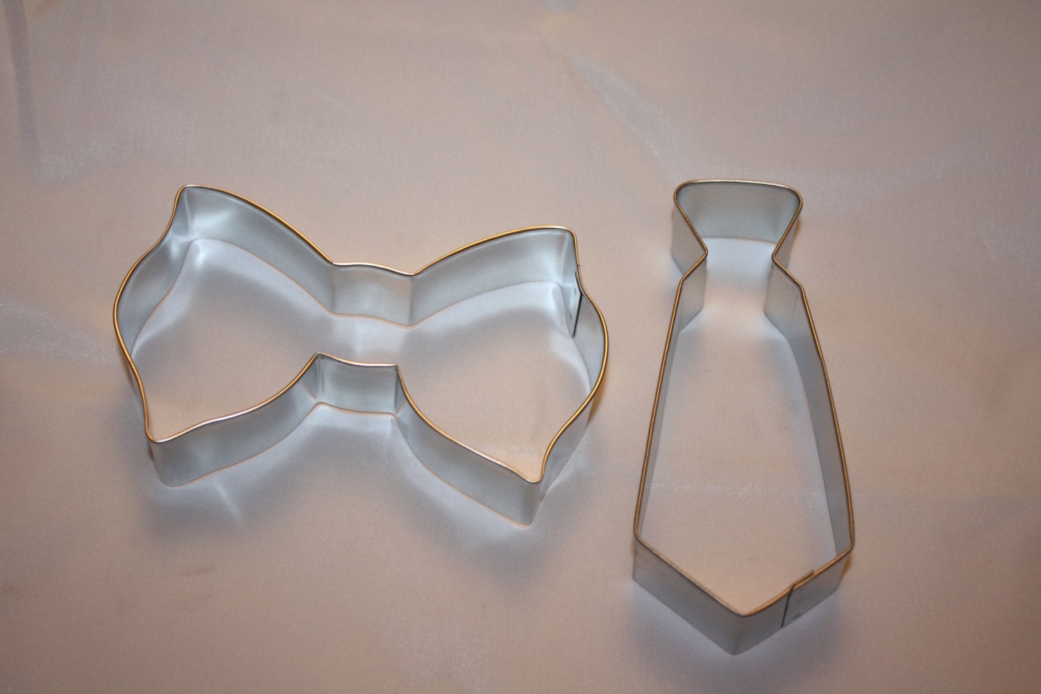 Bow and Neck Tie Cookie Cutter by EverythingCookies on Etsy