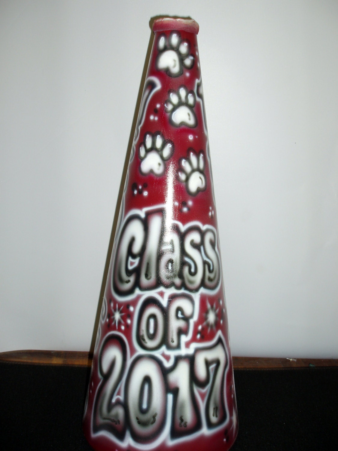 Custom Airbrushed Cheerleading Megaphone by TShirtHeavenNola