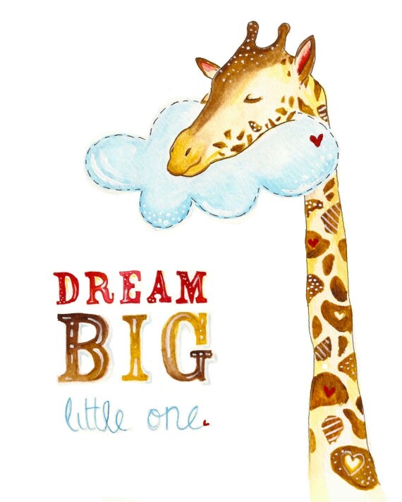 Items similar to dream big little one on etsy