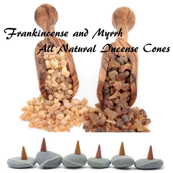 Frankincense and Myrrh All Natural Makko Incense Cones