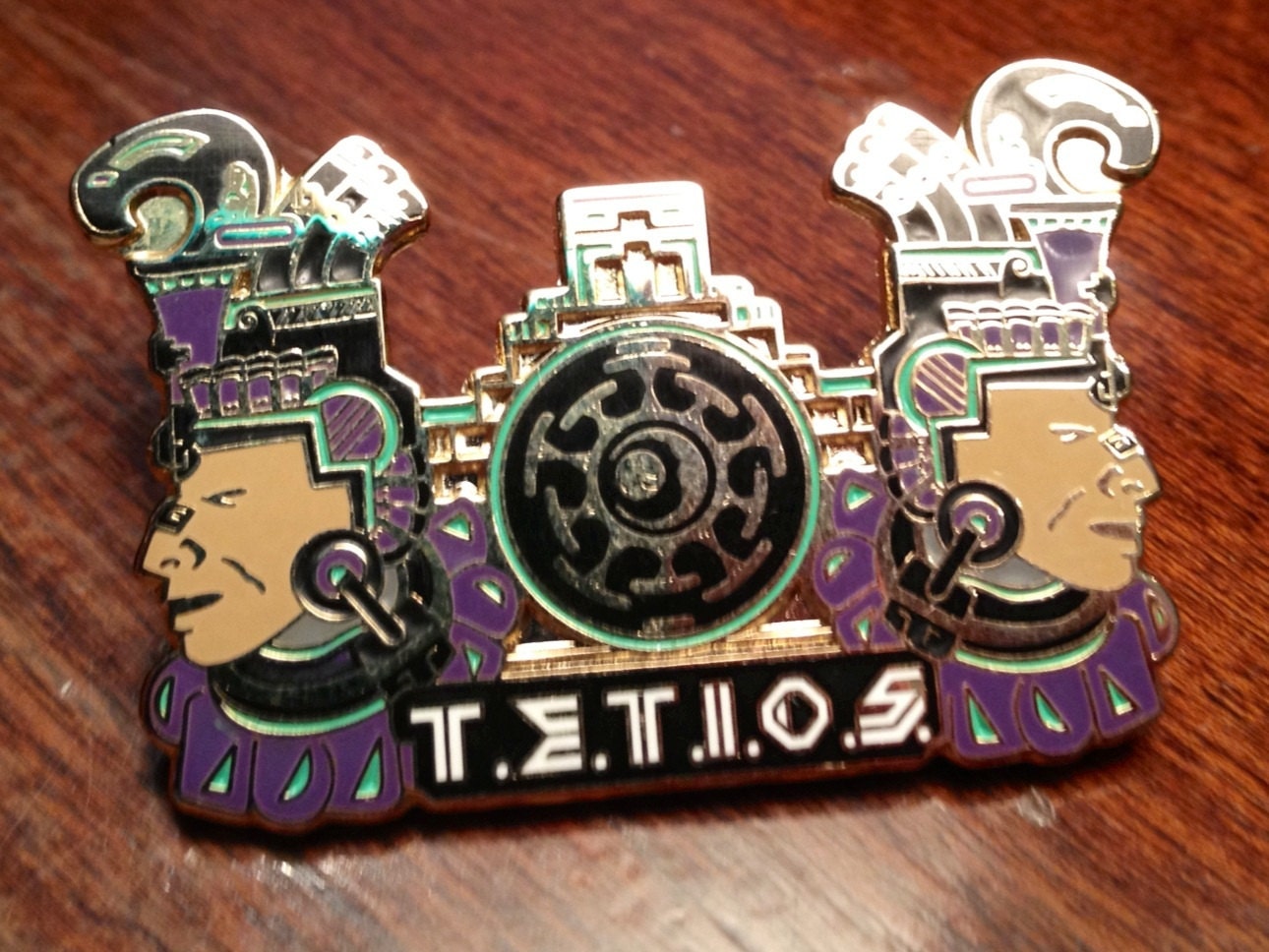 Papadosio T.E.T.I.O.S. Tribute Pin by GorillaPins on Etsy