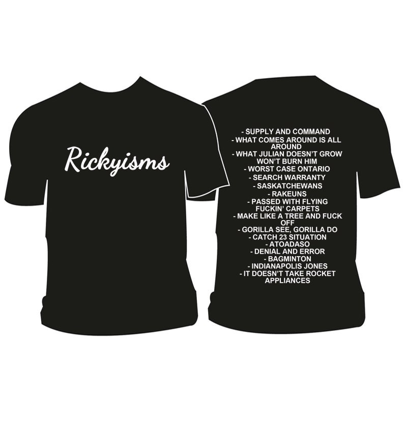 rickyism shirt