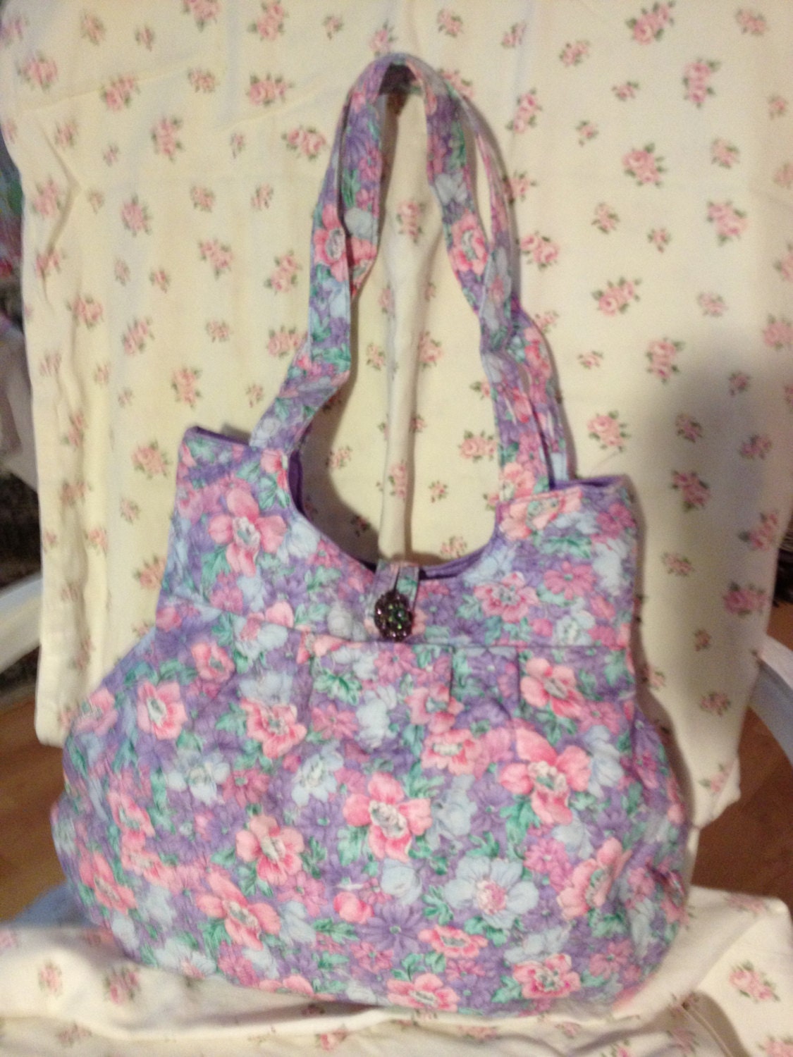 Pink, Purple, and Blue floral purse Pink, Purple, and Blue floral purse