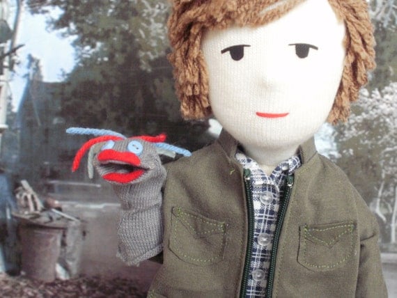 Supernatural Garth Fitzgerald IV Cloth Doll made to order - please contact before purchasing