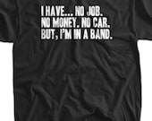 Funny Band T-Shirt I'm In A Band T-Shirt Gifts for Dad Screen Printed T-Shirt Tee Shirt Mens Ladies Womens Youth Kids - IceCreamTees