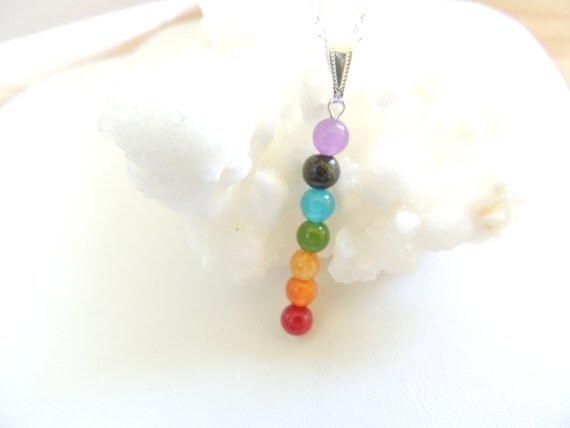 Chakra Necklace Chakra Jewelry Chakra Pendant by PNLJewelryDesigns