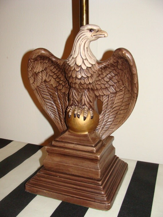 Mid Century Americana Federal Eagle Lamp Presidential by studio180
