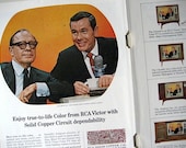 1965 True-To-Life RCA Victor Johnny Carson / Jack Benny Tonight Show Ad - archaicstudio