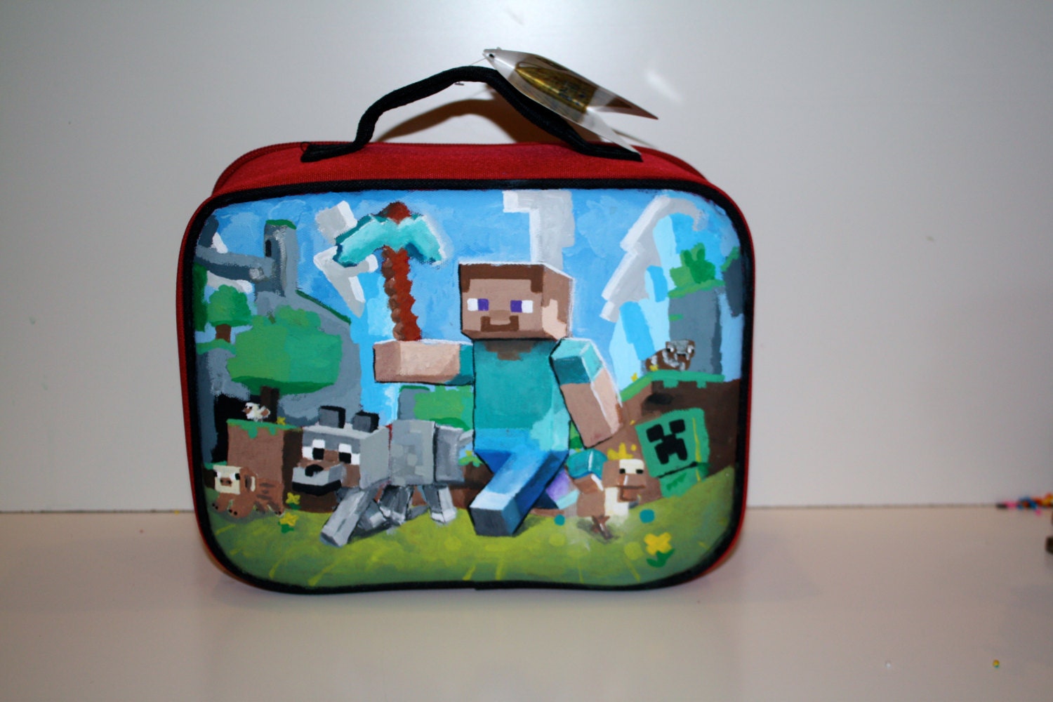 Minecraft Lunch Box Custom Artwork Pick by acreativeinspiration