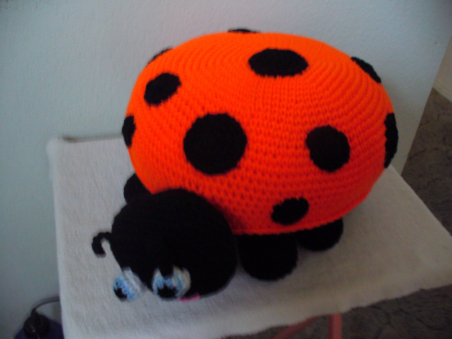 large stuffed ladybug