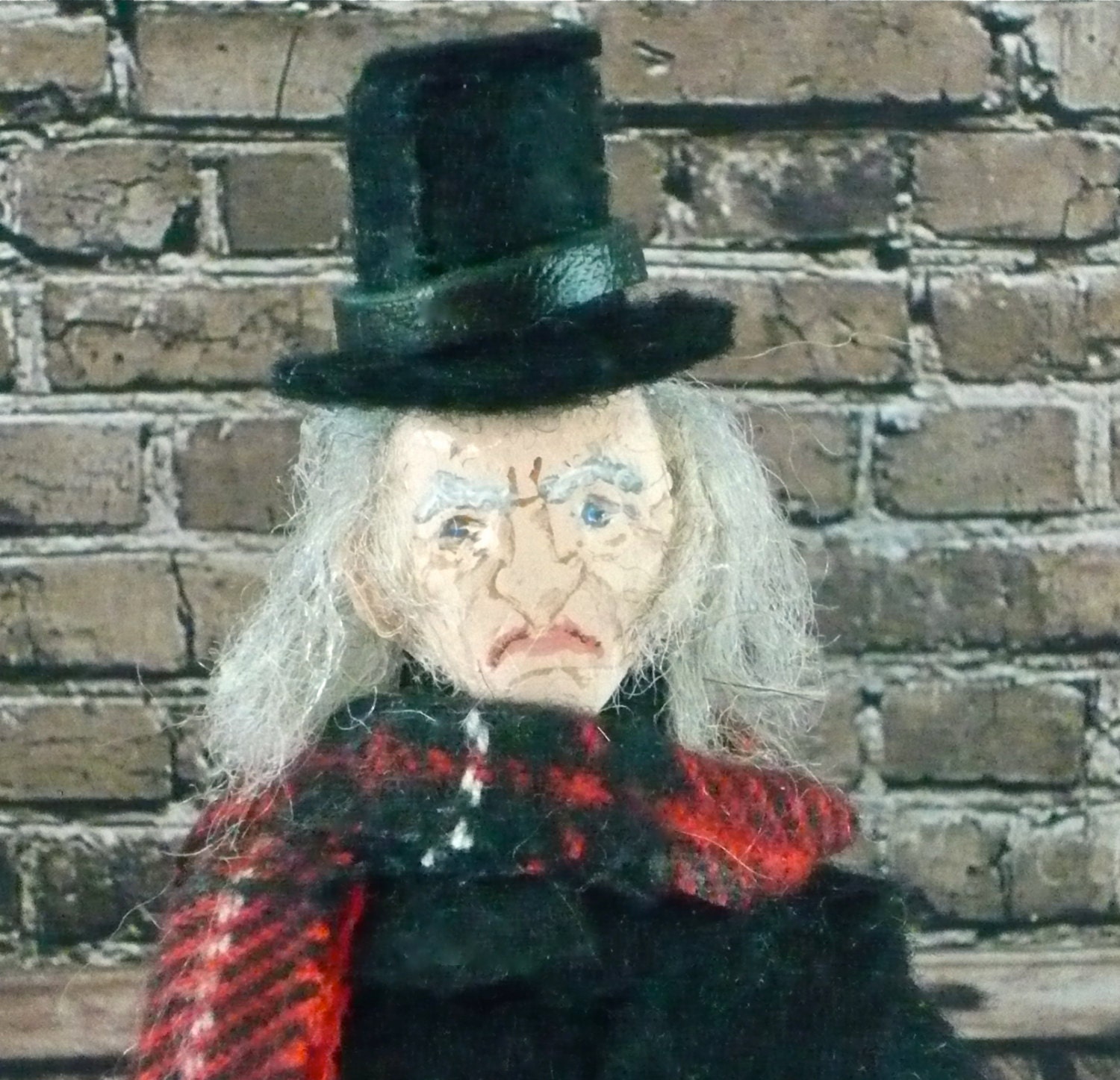 Ebenezer Scrooge Doll Miniature Charles by UneekDollDesigns