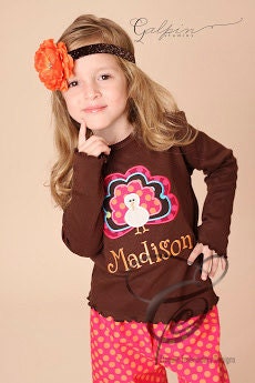 Turkey Bloom Applique T-Shirt by Elegant Embroidery Designs Il_570xn