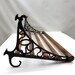 Vintage Coat and Hat Rack Steam Train Luggage Rack 1800s 1900s Front hall home decor