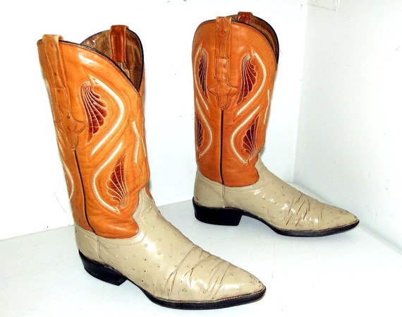 orange cowgirl boots