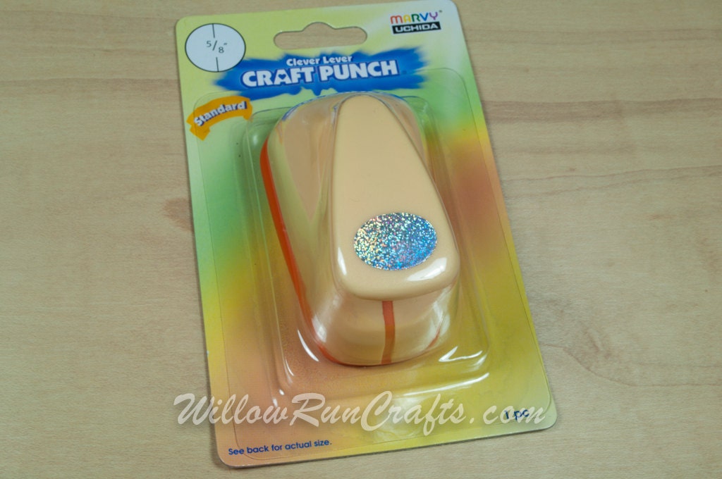 Paper Punch 12 x 16mm Oval for by WillowRunCrafts on Etsy