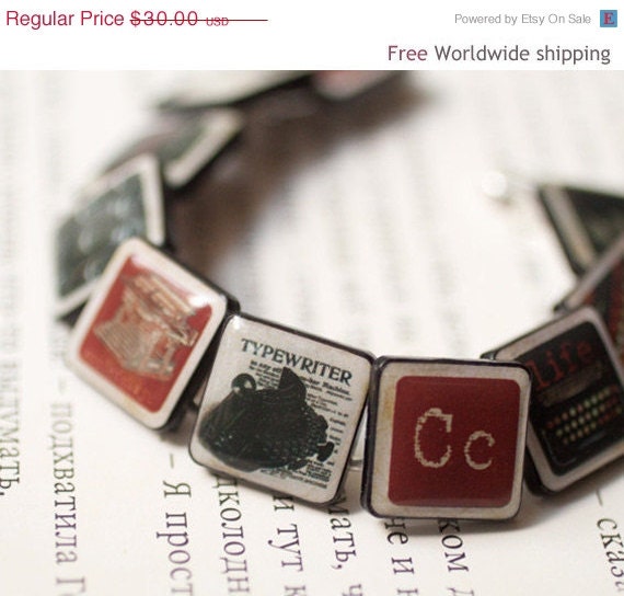 Typewriter bracelet (BT004)