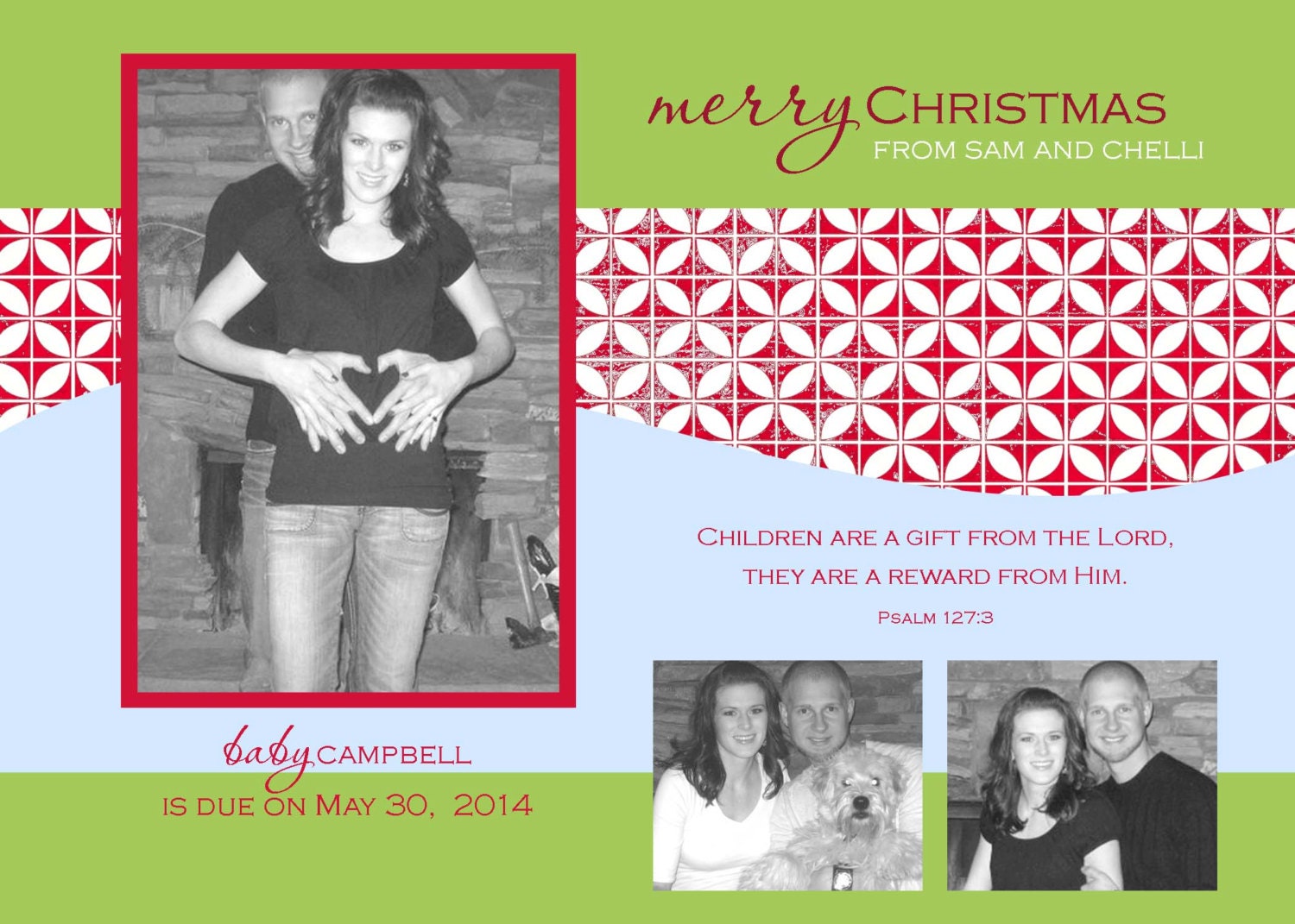 The Gift Holiday Photo Card Il_570xn