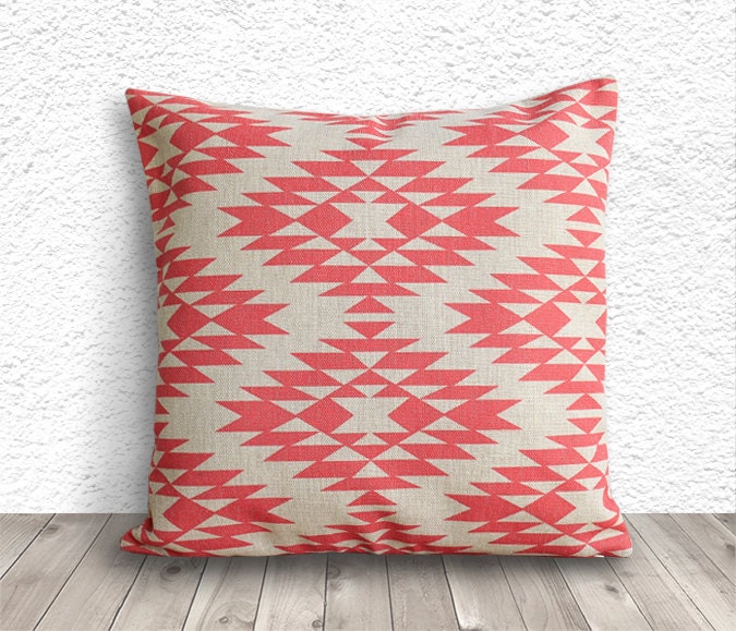 Pillow Cover Aztec Pillow Cover Tribal Pillow Cover by 5CHomeDecor