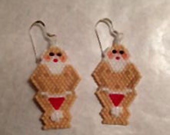 Naked Santa Etsy