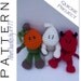 CROCHET PATTERN - MiniKISS Series - Halloween Trio