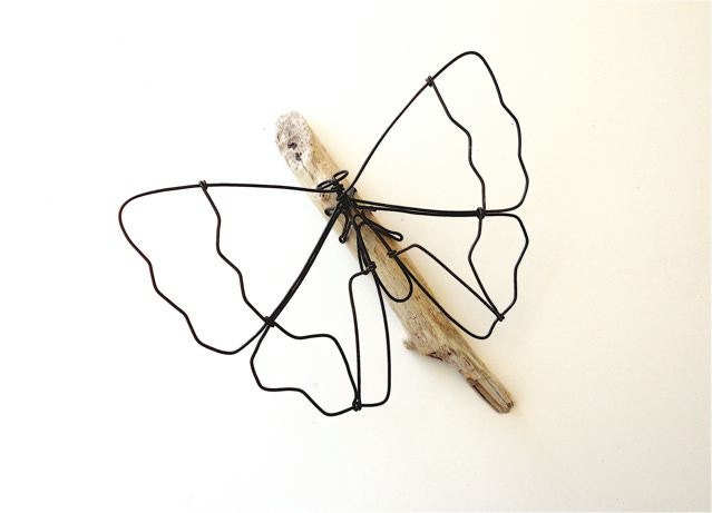 Butterfly Wire Sculpture-159622952 by WiredbyBud on Etsy