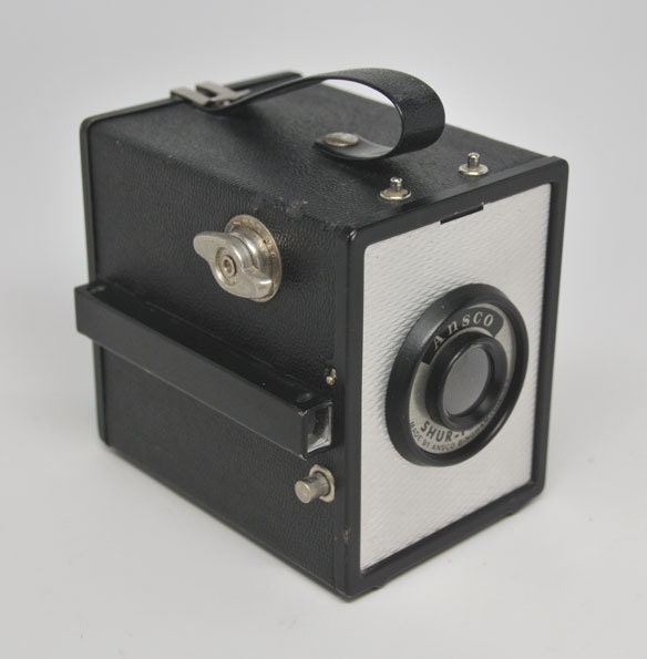 ANSCO Shur Flash 120 Box Camera by highplacesphotos on Etsy