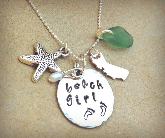 beach girl beach girl necklace beach girl jewelry by natashaaloha