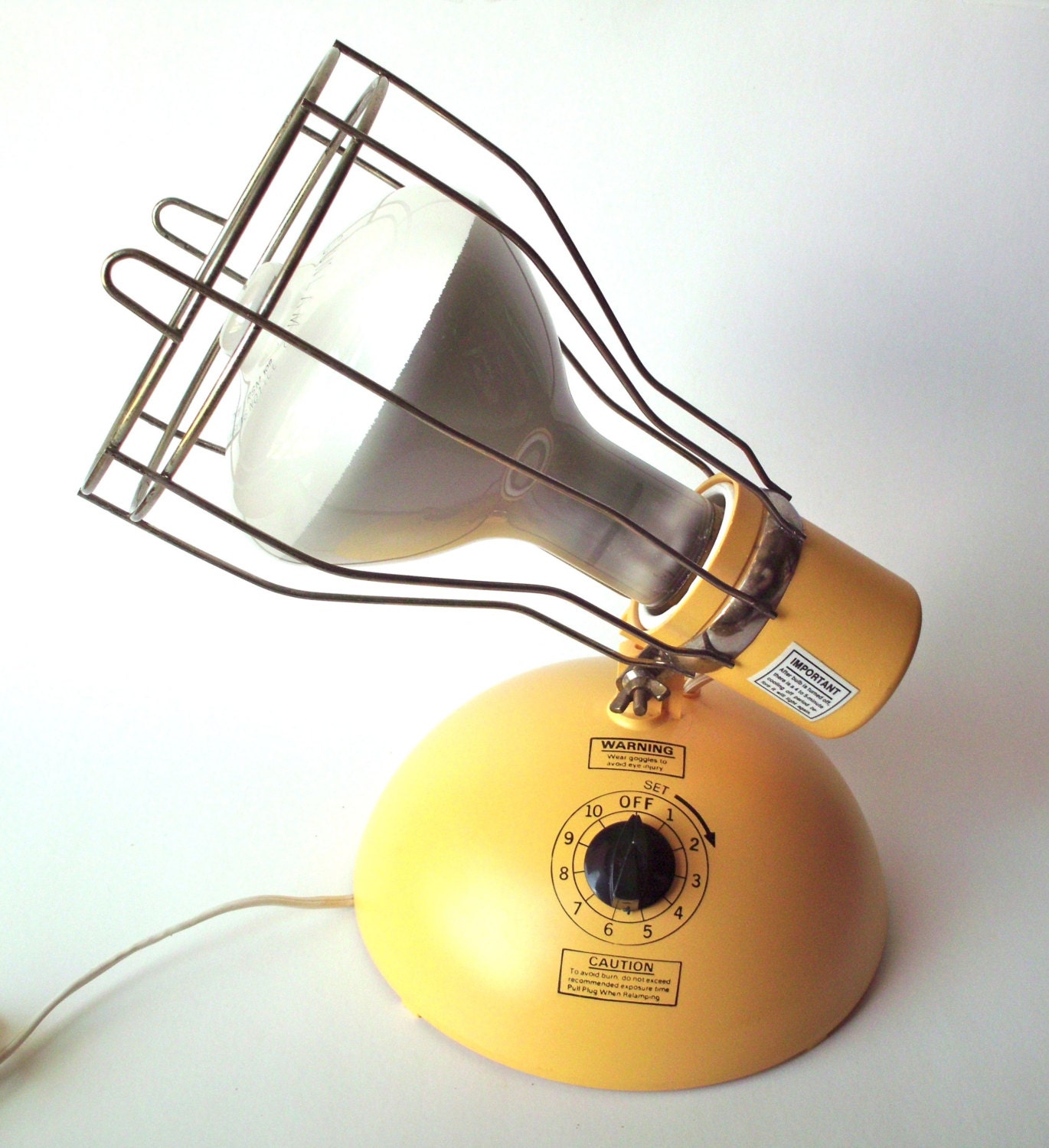 Vintage General Electric Ge Time A Tan Sunlamp