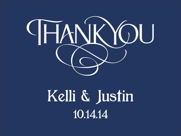 100 4" x 3" Welcome Bag/Box Labels - Wedding Stickers Printed with Your Colors Il_570xn