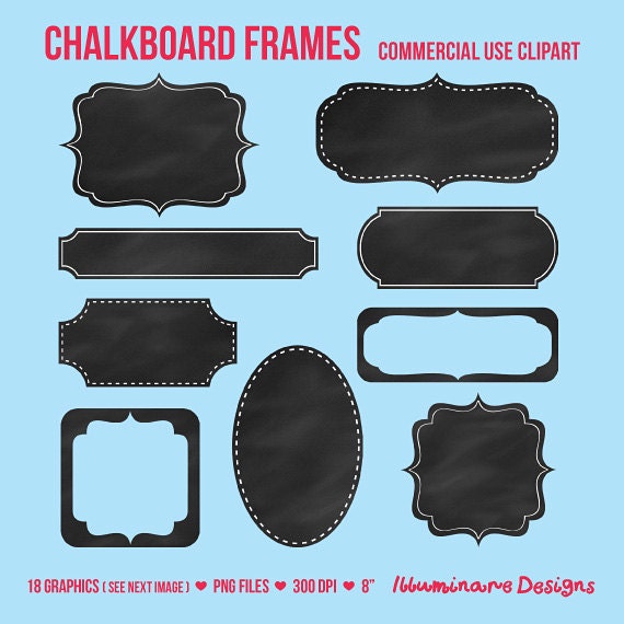 chalkboard labels clipart - photo #28