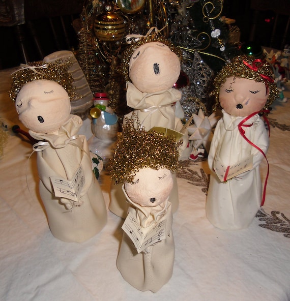 Vintage Christmas Ornaments Handmade OOAK by HolidayCarousel