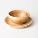 Wood Plate and Bowl - Matching Set