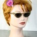 Vintage 1950's FRENCH lucite cat eye sunglasses eyewear
