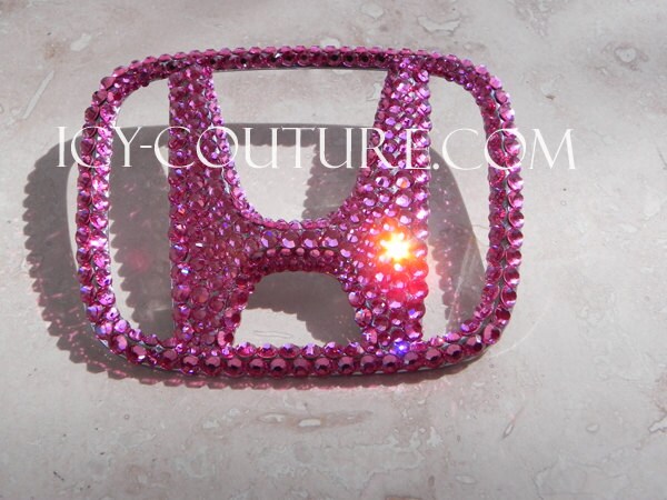 Crystal BLING HONDA Emblem bedazzled with Swarovski by IcyCouture