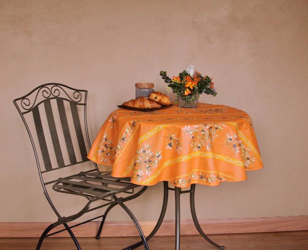 Small Bistro Tablecloth 42 or 60 Indoor by SoleildeProvence