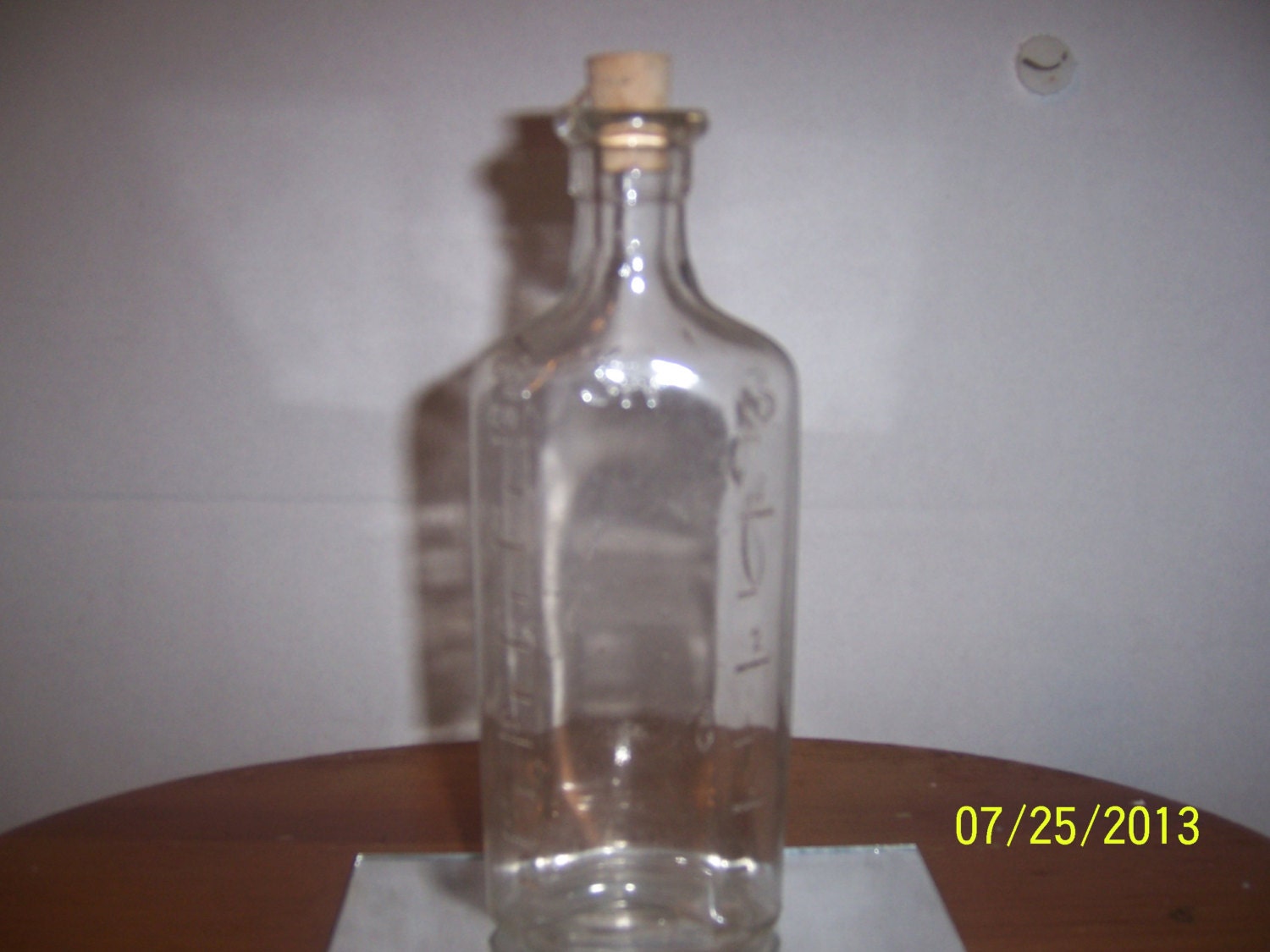 Items similar to Vintage Glass Medicine Bottle Iodine Bottle HOUSEHOLD