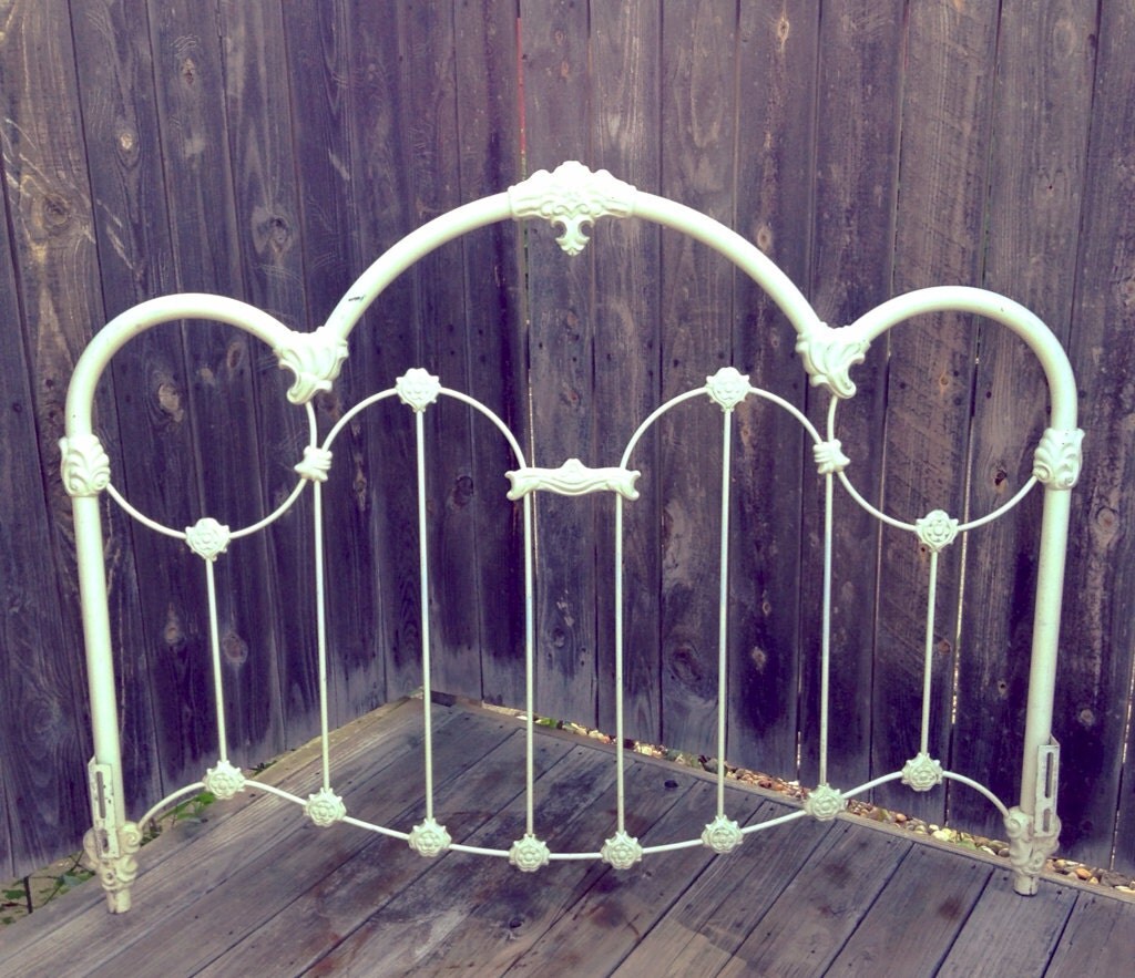 SALE through 08.31.13-Antique Style Cast Iron Bed Frame - HUEisit