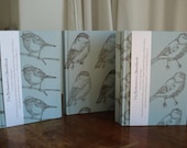 Hand Printed Fabric Covered A5 Sketch Book - HelenDarlington
