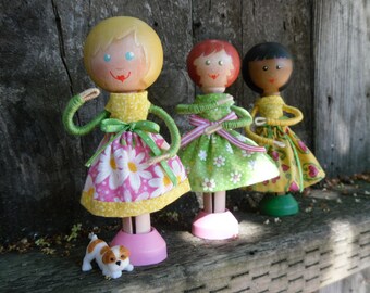 Meet Sally A Handpainted Clothespin Doll