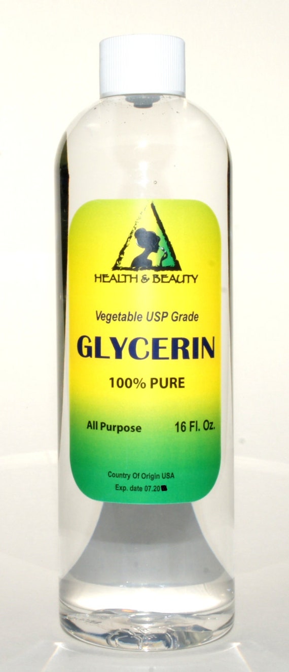 16 Oz GLYCERIN VEGETABLE Oil USP Grade 100 Pure