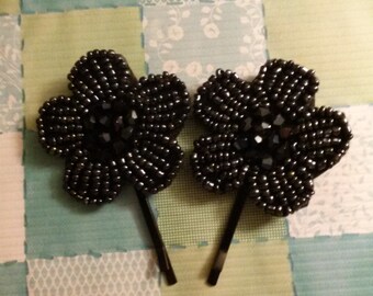 Popular items for beaded hair pins on Etsy